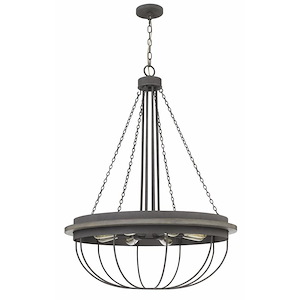 Nixa-8 Light Chandelier in Lifestyle/Lodge Style-29 Inches Wide by 41 Inches High - 1024765