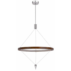 Viterbo- 24W LED Chandelier in Lifestyle Style-10.38 Inches Wide by 22.75 Inches High