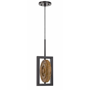 Fano- 16W LED Pendant in Lifestyle/Lodge Style-32 Inches Wide by 80 Inches High
