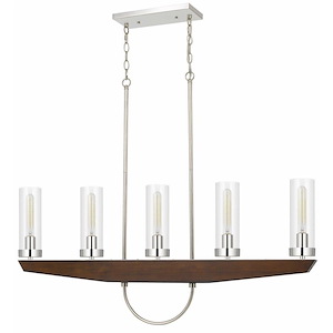 Ercolano-5 Light Chandelier in Lifestyle Style-5 Inches Wide by 34.75 Inches High - 1024751