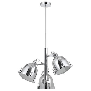 Hubble - 3 Light Pendant-47 Inches Tall and 23 Inches Wide