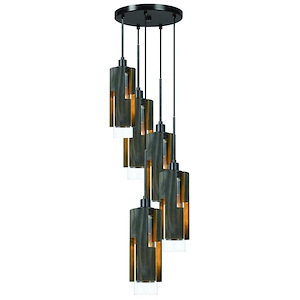 5 Light Chandelier-24.5 Inches Tall and 16.75 Inches Wide