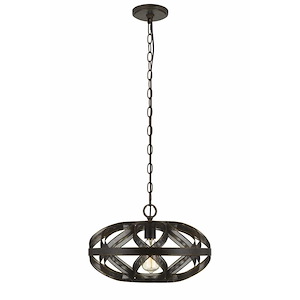 Alma - 1 Light Chandelier-10.25 Inches Tall and 16.25 Inches Wide