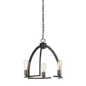 Kinder - 3 Light Chandelier-18.5 Inches Tall and 19 Inches Wide - 1328996