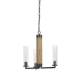 Silverton - 3 Light Chandelier-21 Inches Tall and 20 Inches Wide
