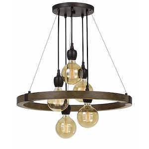 Martos - 5 Light Chandelier-30.75 Inches Tall and 26.25 Inches Wide