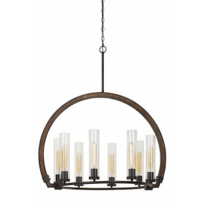 Sulmona - 8 Light Chandelier-37 Inches Tall and 25 Inches Wide - 1329277