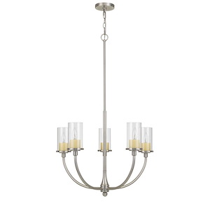 Jervis - 5 Light Chandelier-41.5 Inches Tall and 26.5 Inches Wide