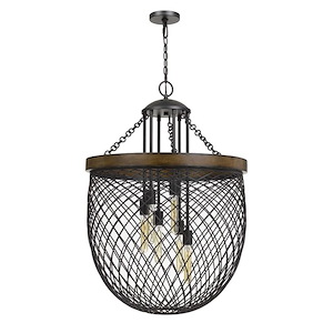 Marion - 6 Light Chandelier-38.25 Inches Tall and 26 Inches Wide