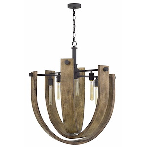 Padova - 6 Light Chandelier In Traditional Style-33.5 Inches Tall and 31 Inches Wide
