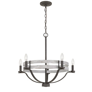 Brig - 5 Light Chandelier In Traditional Style-22.5 Inches Tall and 25 Inches Wide