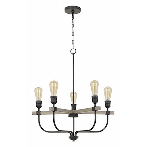Sion - 5 Light Chandelier In Traditional Style-29.5 Inches Tall and 26 Inches Wide