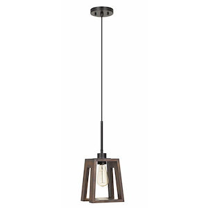 Biel - 1 Light Pendant In Traditional Style-17 Inches Tall and 7 Inches Wide - 1329472