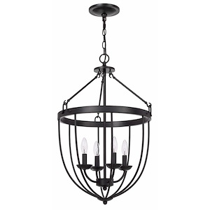 Grafton - 4 Light Chandelier-28.5 Inches Tall and 18.63 Inches Wide