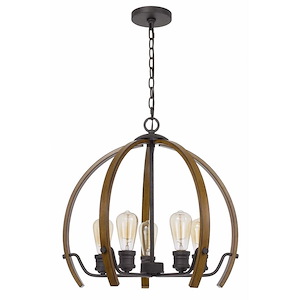 Riverton - 5 Light Chandelier-20.625 Inches Tall and 22.25 Inches Wide - 1329161