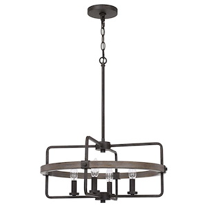 Rawlins - 4 Light Chandelier-23.75 Inches Tall and 20.5 Inches Wide