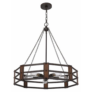 Provo - 5 Light Chandelier-27 Inches Tall and 26.5 Inches Wide