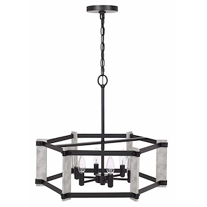 Rutland - 6 Light Chandelier-18.5 Inches Tall and 21.88 Inches Wide