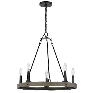 Maidstone - 5 Light Chandelier-21.5 Inches Tall and 23 Inches Wide