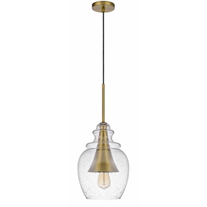 Girona - 1 Light Pendant-23 Inches Tall and 8.5 Inches Wide