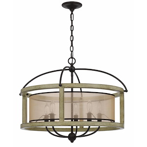 Palencia - 5 Light Chandelier-20.5 Inches Tall and 26 Inches Wide - 1329009