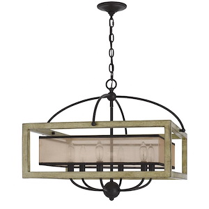 Palencia - 6 Light Chandelier-20 Inches Tall and 24 Inches Wide