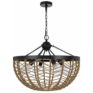Lillington - 4 Light Pendant In Contemporary Style-20.38 Inches Tall and 25 Inches Wide