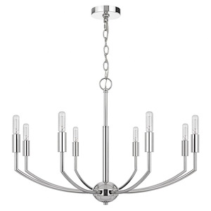 Maxton - 8 Light Chandelier In Modern Style-19 Inches Tall and 30 Inches Wide