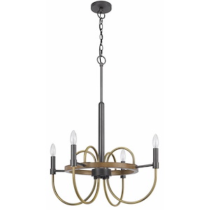 Seagrove - 4 Light Chandelier In Contemporary Style-29 Inches Tall and 24 Inches Wide