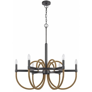 Rowland - 6 Light Chandelier In Contemporary Style-31 Inches Tall and 31 Inches Wide - 1329500