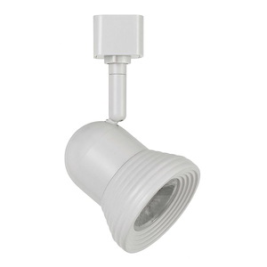 12W 1 LED Track Light-6.5 Inches Tall and 3.5 Inches Wide