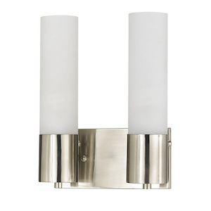 Two Light Wall Sconce-9.5 Inches Wide by 11.25 Inches High