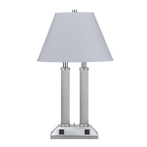Elizabethe-Two Light Desk Lamp-7.5 Inches Wide by 22 Inches High
