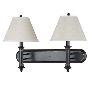 Hotel - 1 Light Bedside Wall Sconce-17.5 Inches Tall and 12 Inches Wide - 1329504