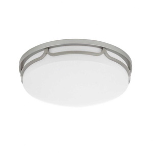 26W LED Semi-Flush Mount In Modern Style-4.25 Inches Tall and 14 Inches Wide