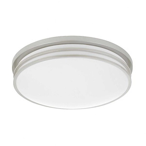 26W LED Semi-Flush Mount In Modern Style-4.25 Inches Tall and 14 Inches Wide