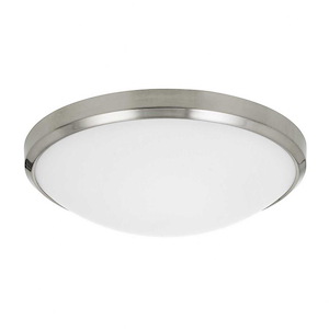 26W LED Semi-Flush Mount In Modern Style-4.75 Inches Tall and 15.25 Inches Wide