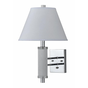 Hotel - 1 Light Bedside Wall Sconce-19 Inches Tall and 13 Inches Wide - 1329626