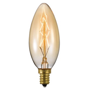 Accessory- 25W E12 Candelabra BaseReplacement Bulb-1.5 Inches Wide by 3.5 Inches High