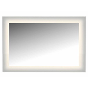 Glow - 47W LED Rectangular Wall Mirror In Modern Style-24 Inches Tall and 36 Inches Wide - 1329467