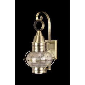 1 Light Outdoor Wall Lantern-18.5 Inches Tall and 9.75 Inches Wide