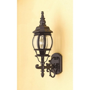 1 Light Outdoor Wall Lantern-21 Inches Tall and 6 Inches Wide
