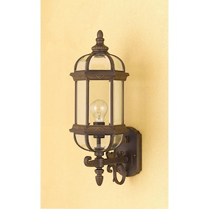 1 Light Outdoor Wall Lantern-20.75 Inches Tall and 7.75 Inches Wide