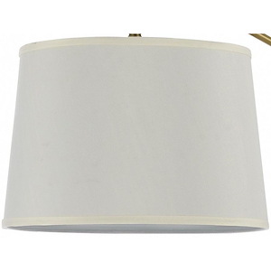 Accessory - Drum Hardback Linen Shade-9.5 Inches Tall and 14 Inches Wide