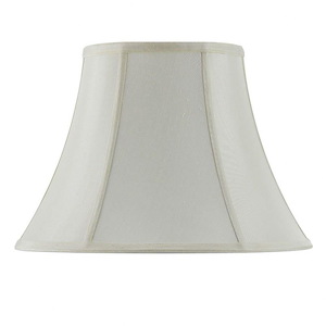 Basic Bell - Vertical Piped Shade-12.5 Inches Tall and 18 Inches Wide