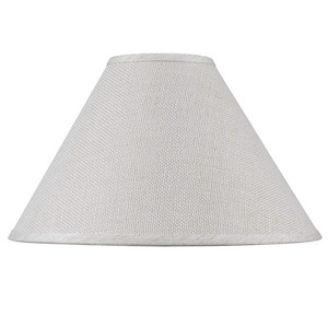 Hardback Fine Burlap Shade-13 Inches Tall and 21 Inches Wide