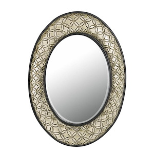 Pavia - Oval Wall Mirror-33 Inches Tall and 33 Inches Wide