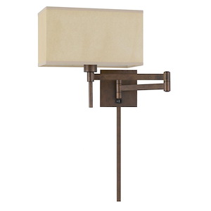 Robson - 1 Light Swing Arm Wall Sconce-12 Inches Tall and 6.25 Inches Wide