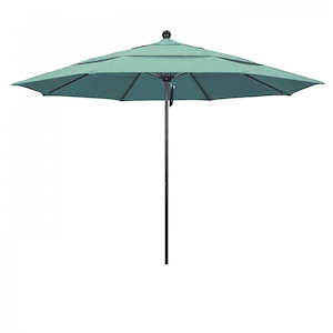 11 Foot Fiberglass Market Umbrella with Double Wind Vent - 352158