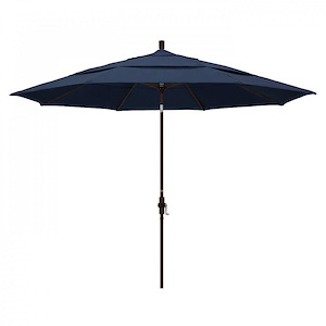 11 Foot Aluminum Market Umbrella with Double Wind Vent - 352172